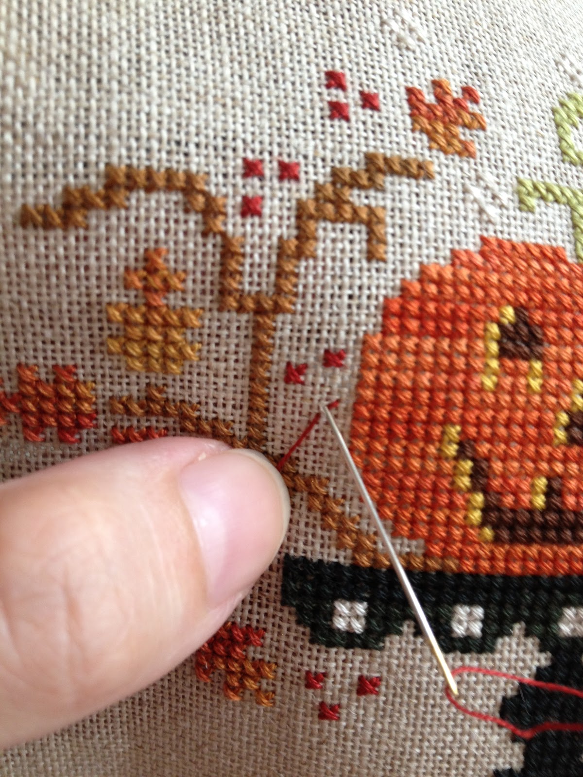 Samplers, Silks and Linens Isolated Stitch Cross stitch tutorial